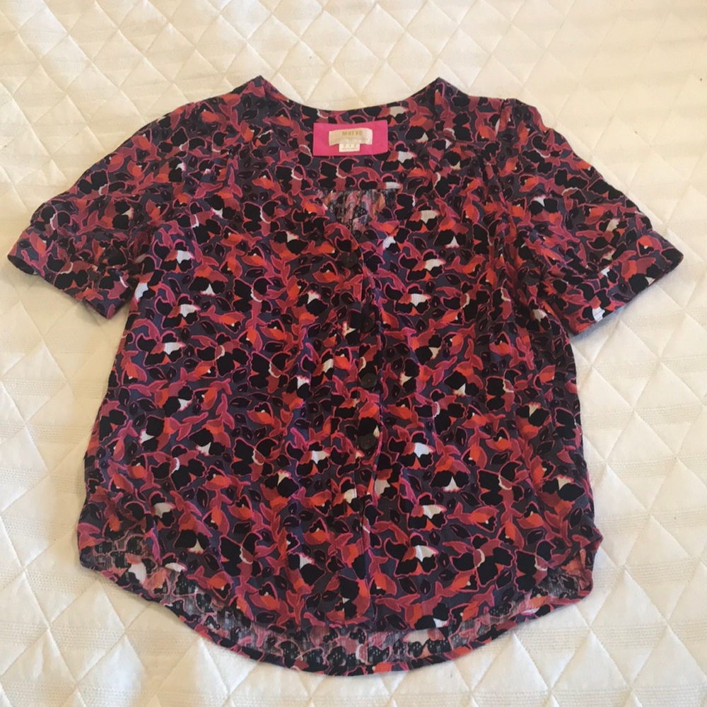 Maeve by Anthropologie Floral Top